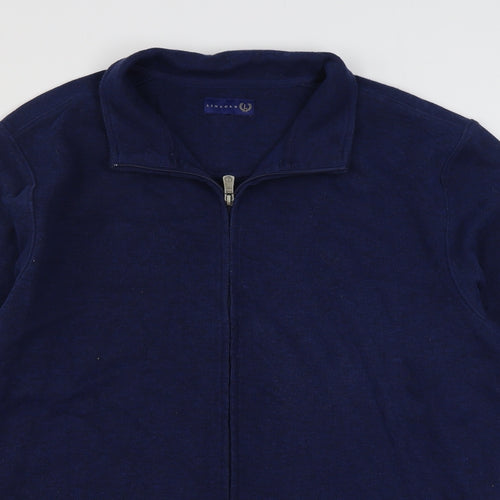 Matalan Mens Blue  Polyester Pullover Sweatshirt Size L