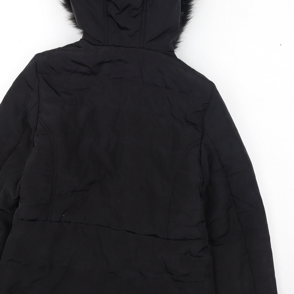 Young Dimension Girls Black   Puffer Jacket Coat Size 12-13 Years