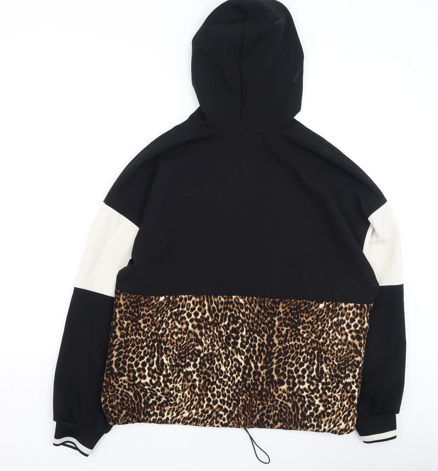 Zara Womens Multicoloured Round Neck Animal Print Polyester Pullover Jumper Size M