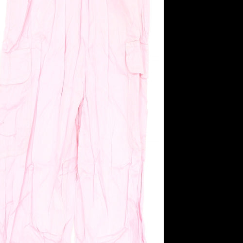 Miss evie Girls Pink  Polyester Jogger Trousers Size 9-10 Years  Regular