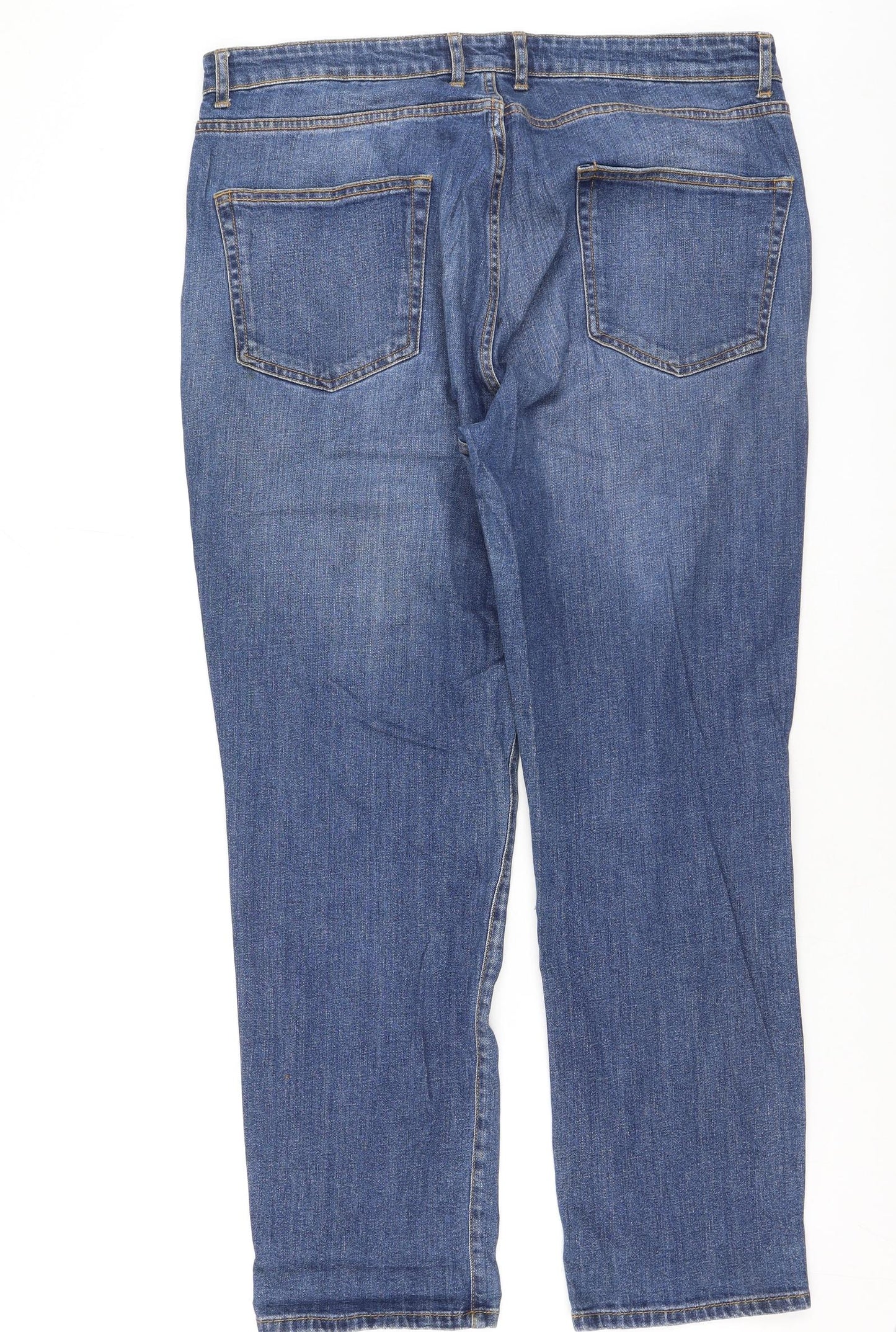Baukjen Womens Blue  Cotton Straight Jeans Size 16 L26 in Regular