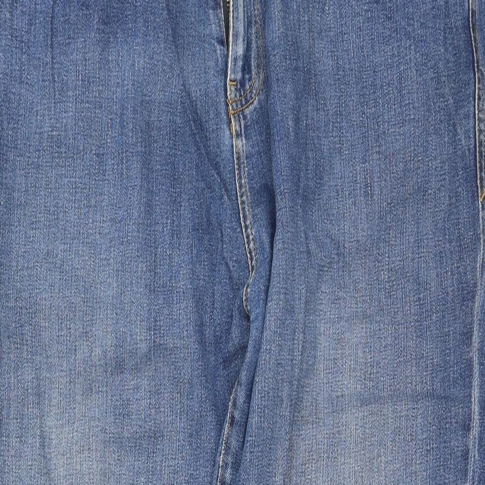 Baukjen Womens Blue  Cotton Straight Jeans Size 16 L26 in Regular