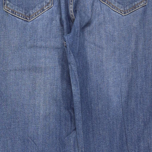 Baukjen Womens Blue  Cotton Straight Jeans Size 16 L26 in Regular