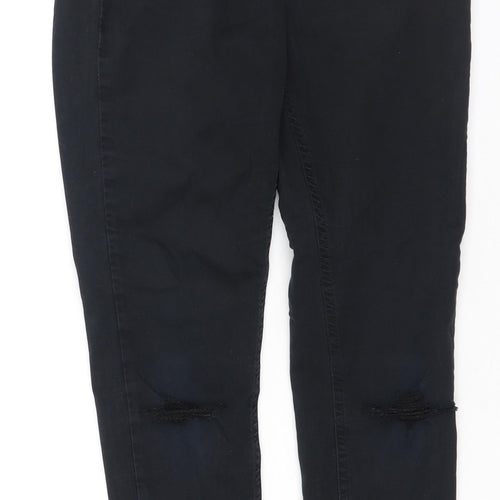 Select Womens Black  Cotton Jegging Jeans Size 12 L27 in Regular