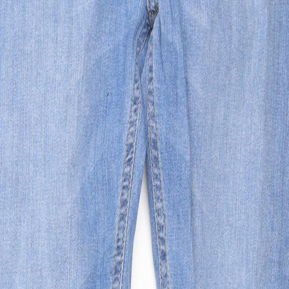 Denim & Co. Womens Blue  Cotton Skinny Jeans Size 10 L28.5 in Regular