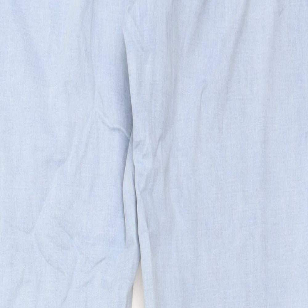 Primark Womens Blue  Cotton Skinny Jeans Size 16 L27.5 in Regular