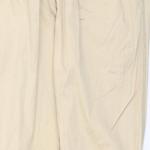 International Womens Brown  Cotton Trousers  Size 8 L28 in Regular