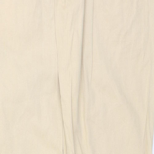 International Womens Brown  Cotton Trousers  Size 8 L28 in Regular