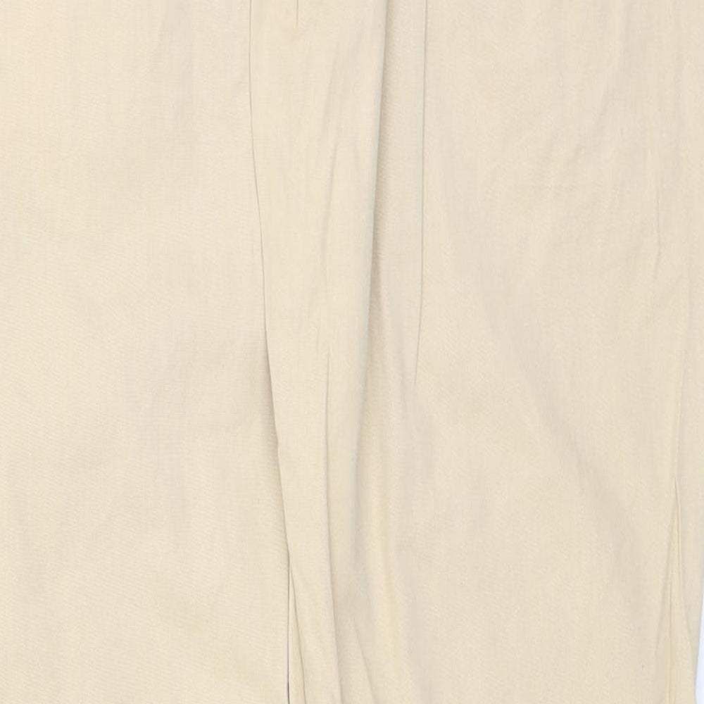 International Womens Brown  Cotton Trousers  Size 8 L28 in Regular