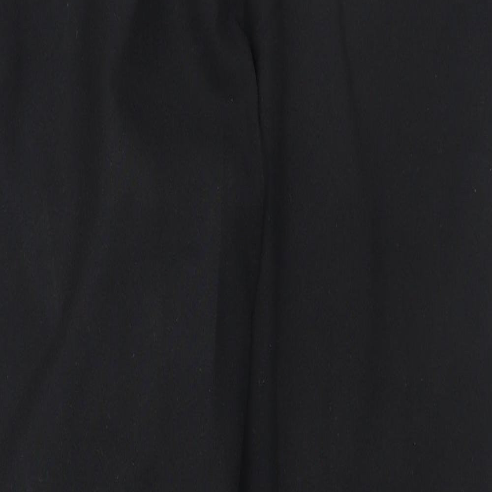 Primark Womens Black  Polyester Trousers  Size 12 L27 in Regular