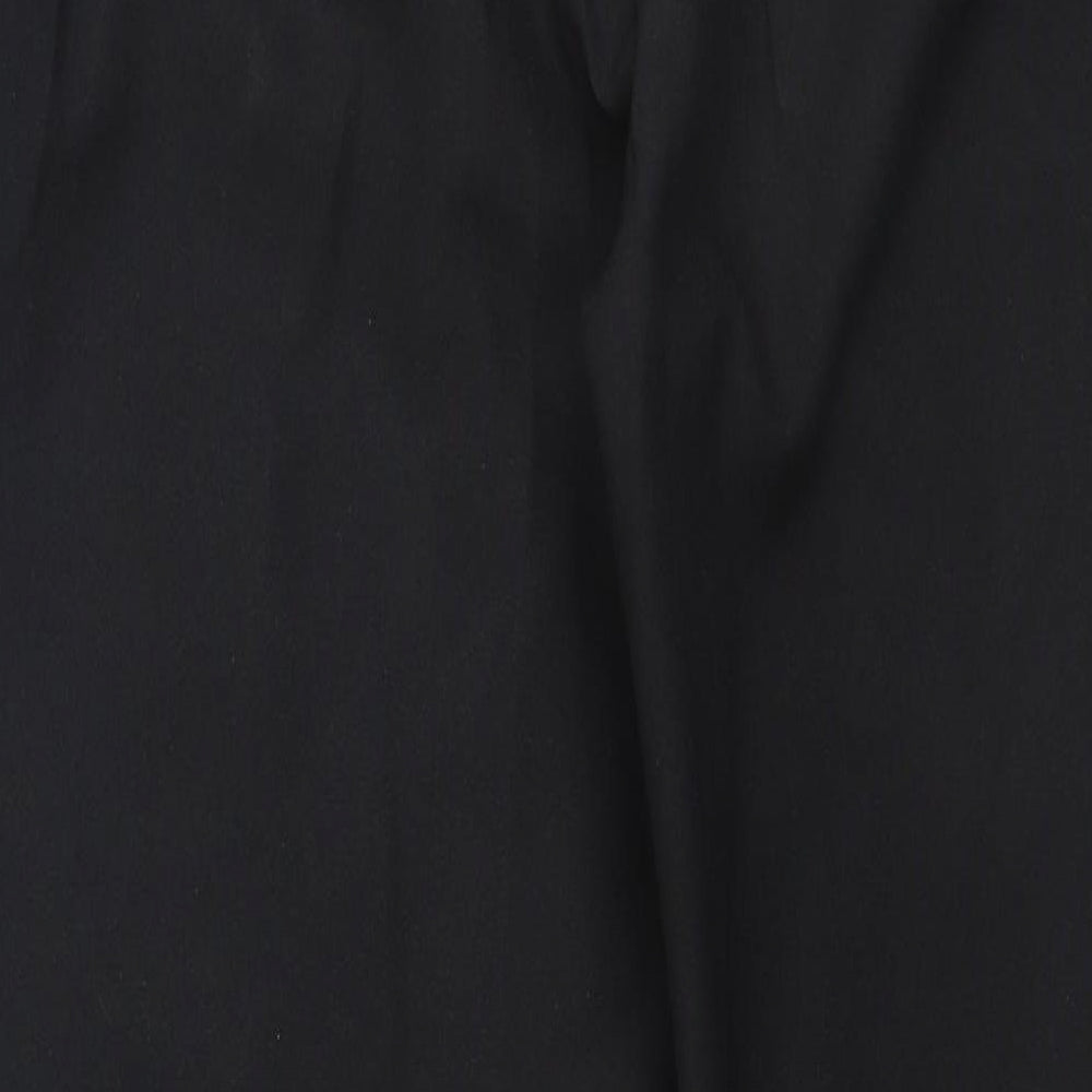 Primark Womens Black  Polyester Trousers  Size 12 L27 in Regular