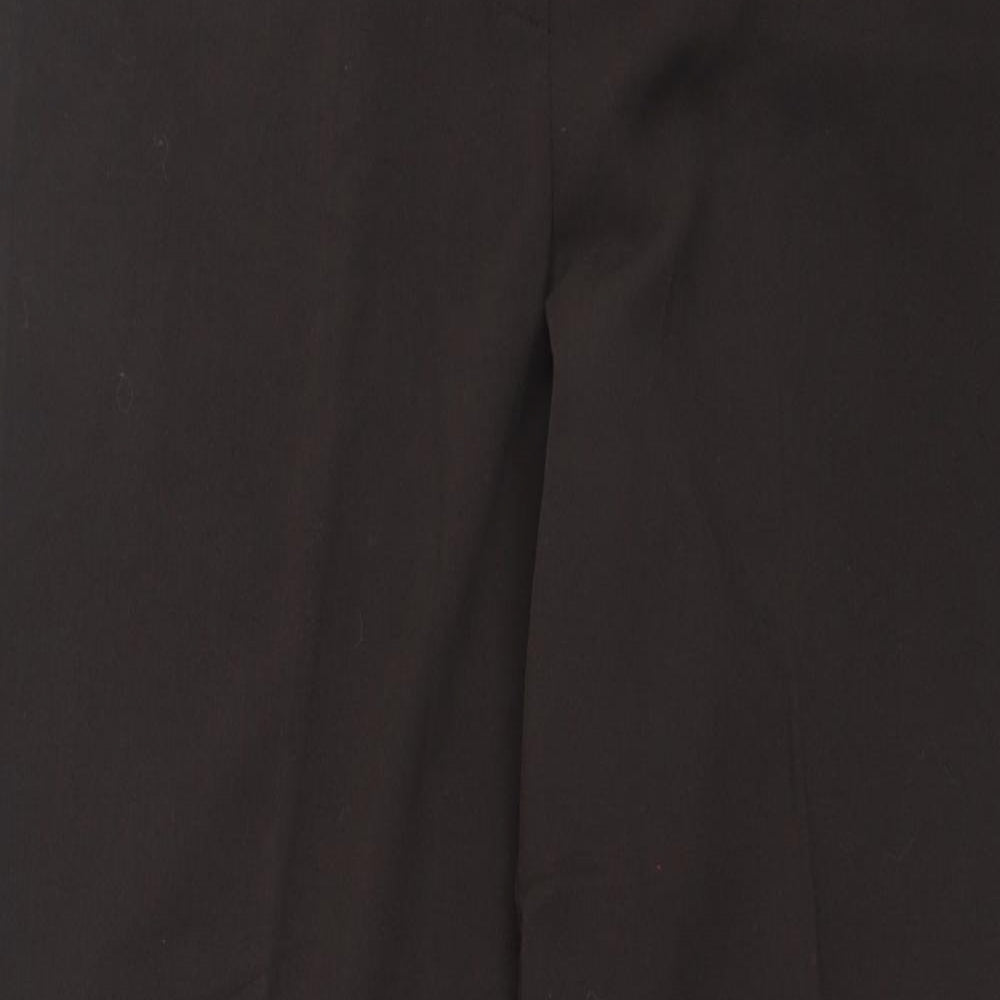 Sarah Hamilton Womens Green  Polyester Trousers  Size 12 L26.5 in Regular