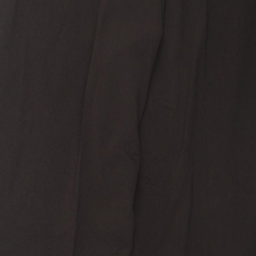Sarah Hamilton Womens Green  Polyester Trousers  Size 12 L26.5 in Regular