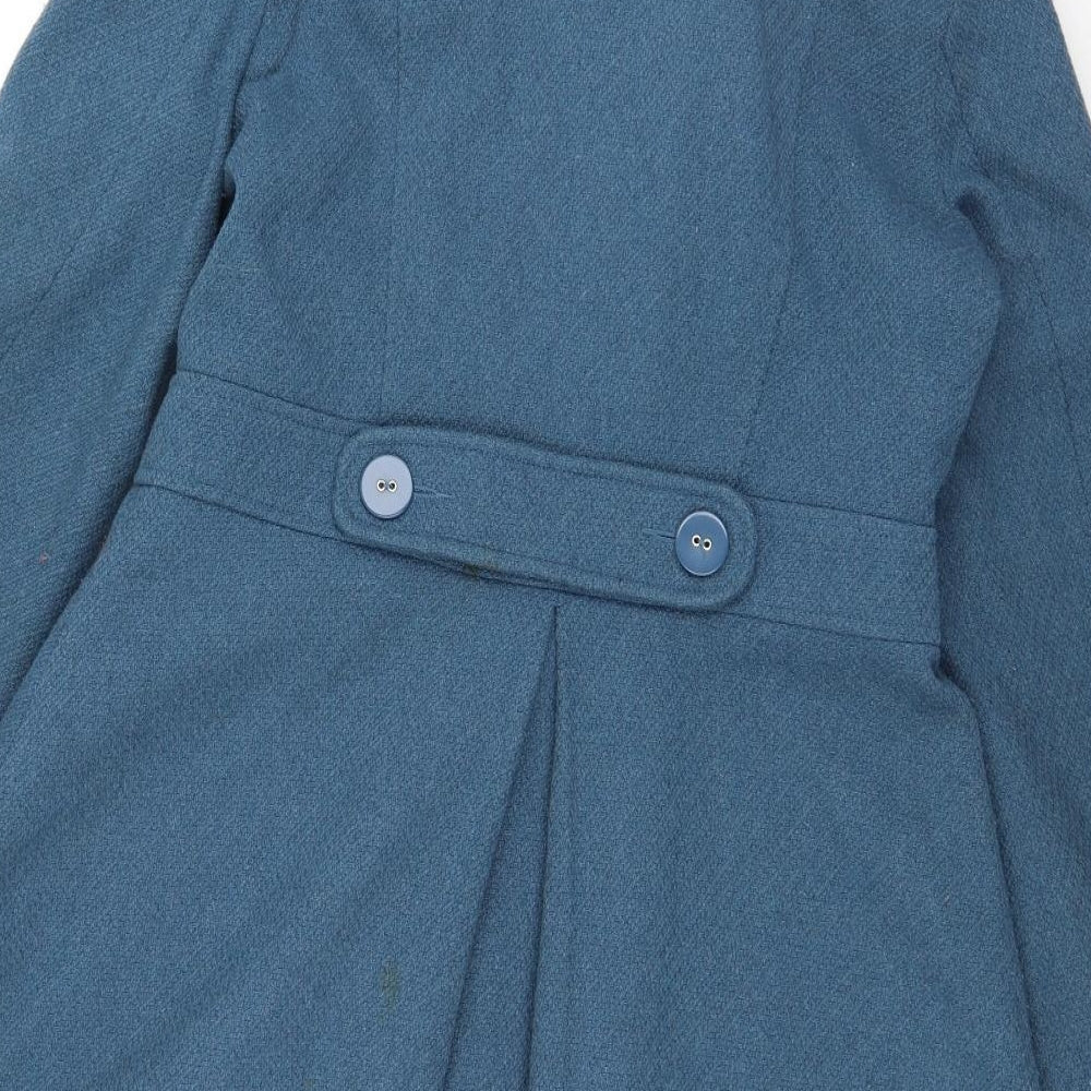 Jasper Conran Womens Blue   Trench Coat Coat Size 14