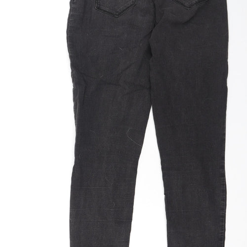 Denim & Co. Womens Black  Cotton Skinny Jeans Size 12 L27 in Regular