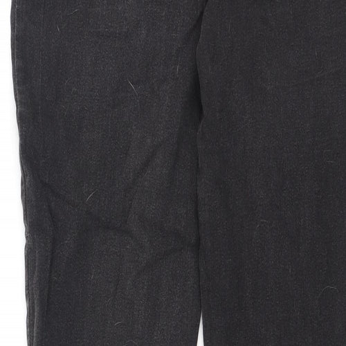 Denim & Co. Womens Black  Cotton Skinny Jeans Size 12 L27 in Regular