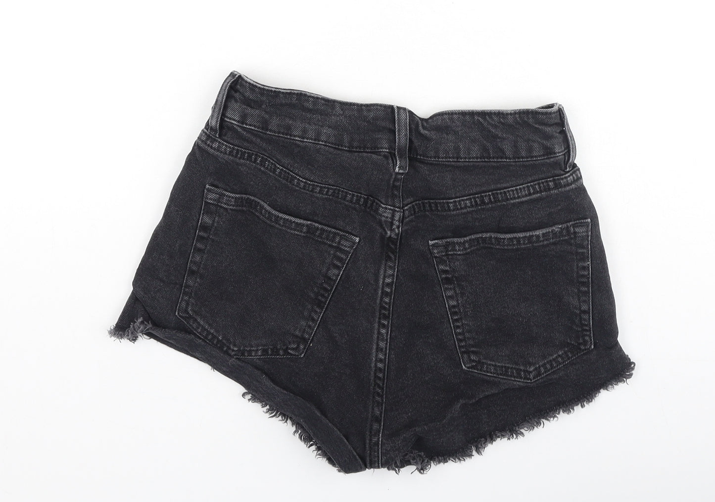 Divided Womens Grey  Cotton Hot Pants Shorts Size 34 L3 in Regular