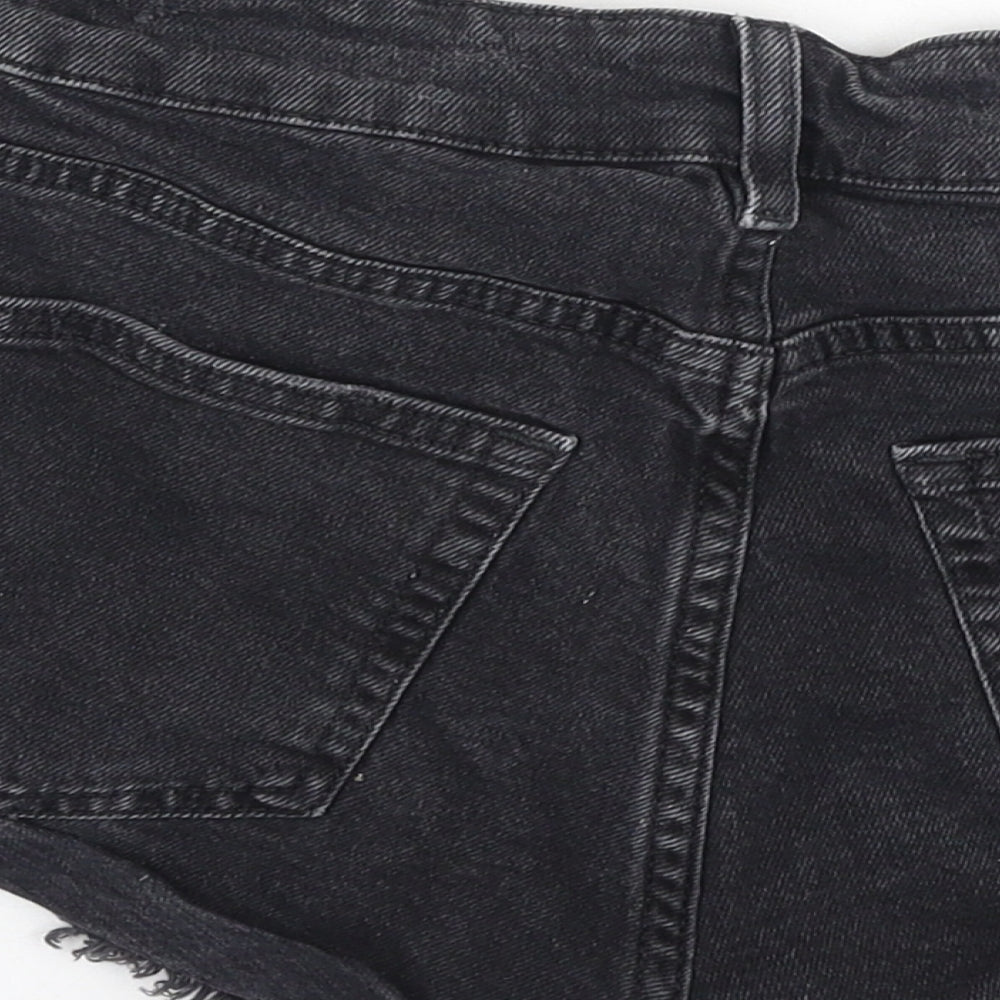 Divided Womens Grey  Cotton Hot Pants Shorts Size 34 L3 in Regular