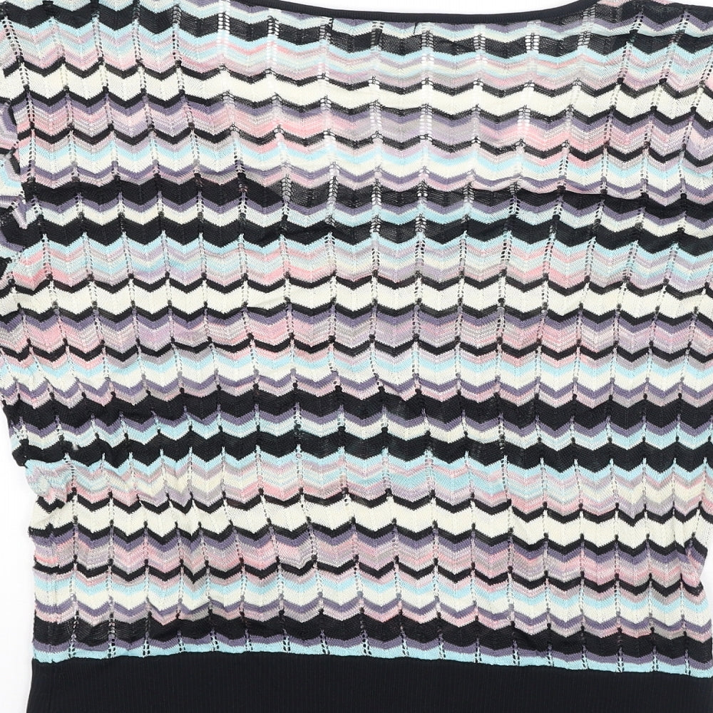 Coast Womens Multicoloured  Viscose Basic Blouse Size 16 V-Neck