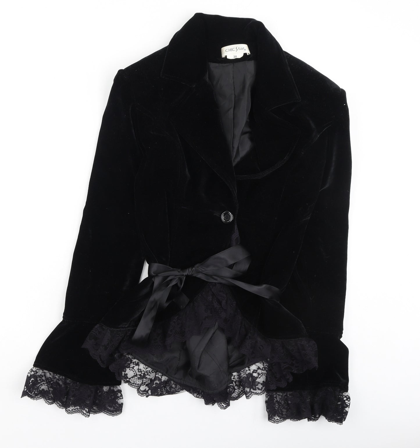 Chicstar Womens Black   Jacket  Size 38
