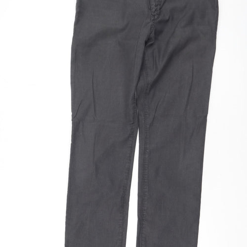 Gap Mens Grey  Cotton Trousers  Size 32 L25 in Regular