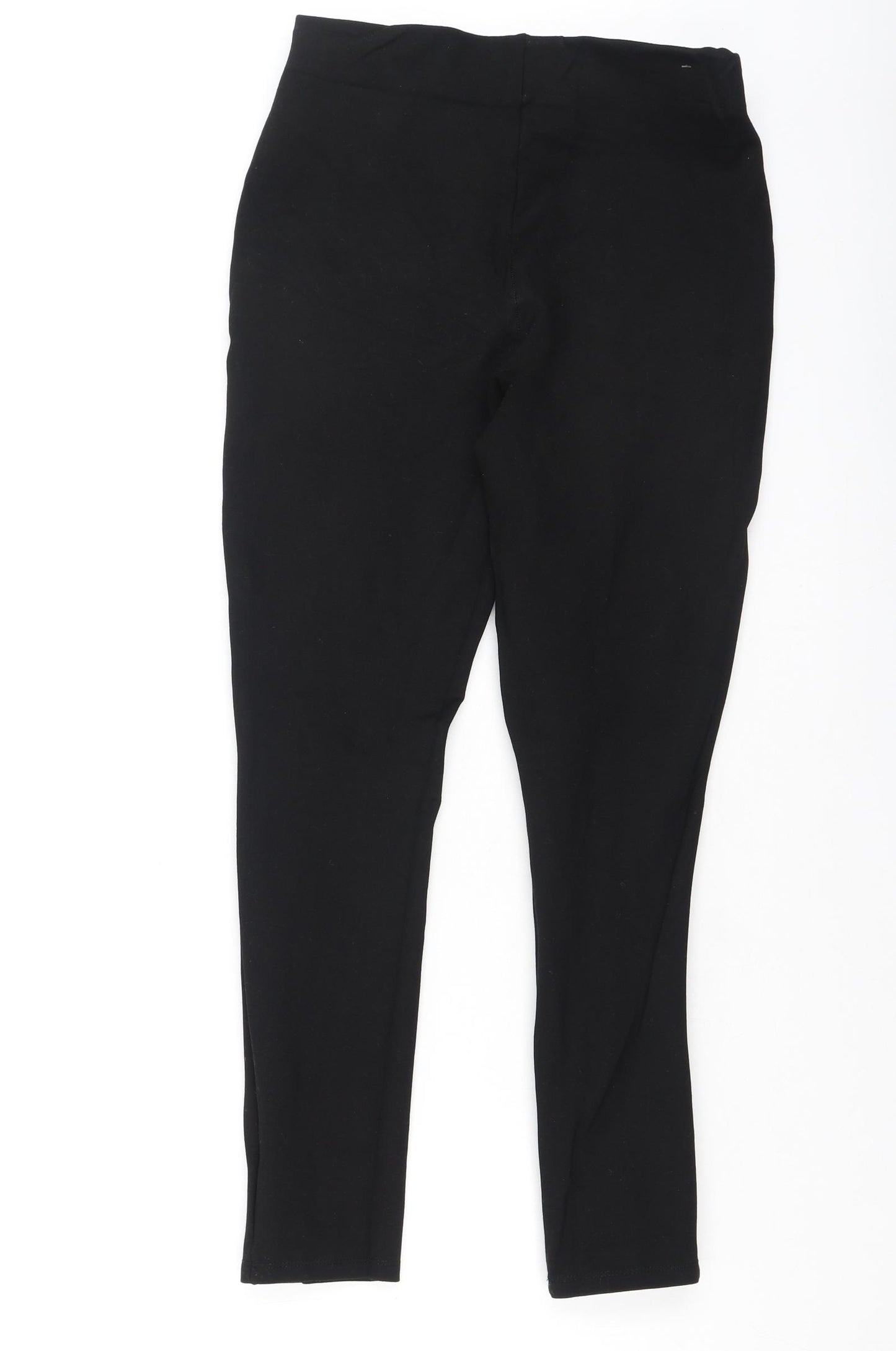 Zara Womens Black  Polyester Jegging Leggings Size L L26 in