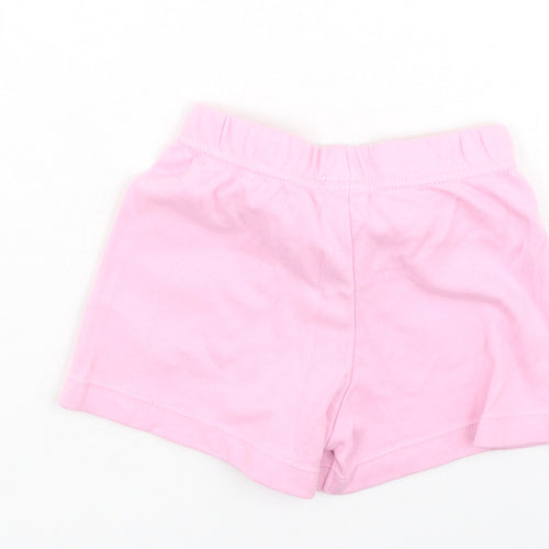 George  Girls Pink  Cotton Cropped Leggings Size 9-12 Months   - Peppa pig