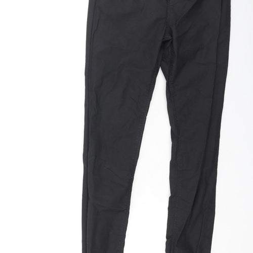 River Island  Womens Black  Cotton Jegging Leggings Size 10 L27 in