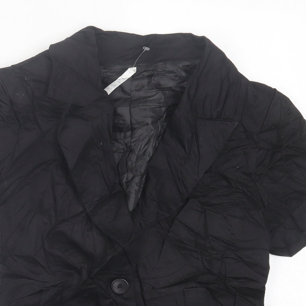 Miss Posh Womens Black   Jacket Blazer Size 12  Button