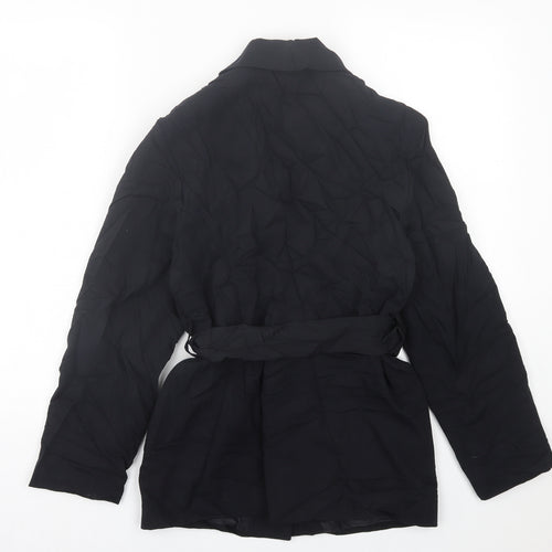 Classic Womens Black   Jacket  Size 10  Button