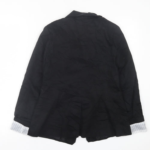 Evie Collection Womens Black   Jacket Blazer Size 10  Button
