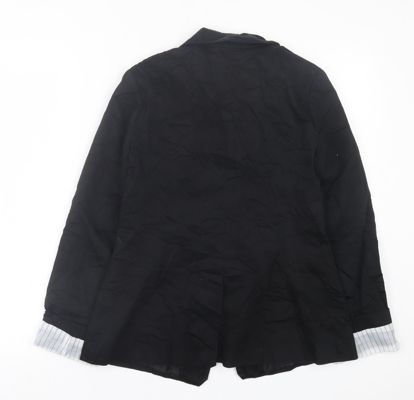 Evie Collection Womens Black   Jacket Blazer Size 10  Button