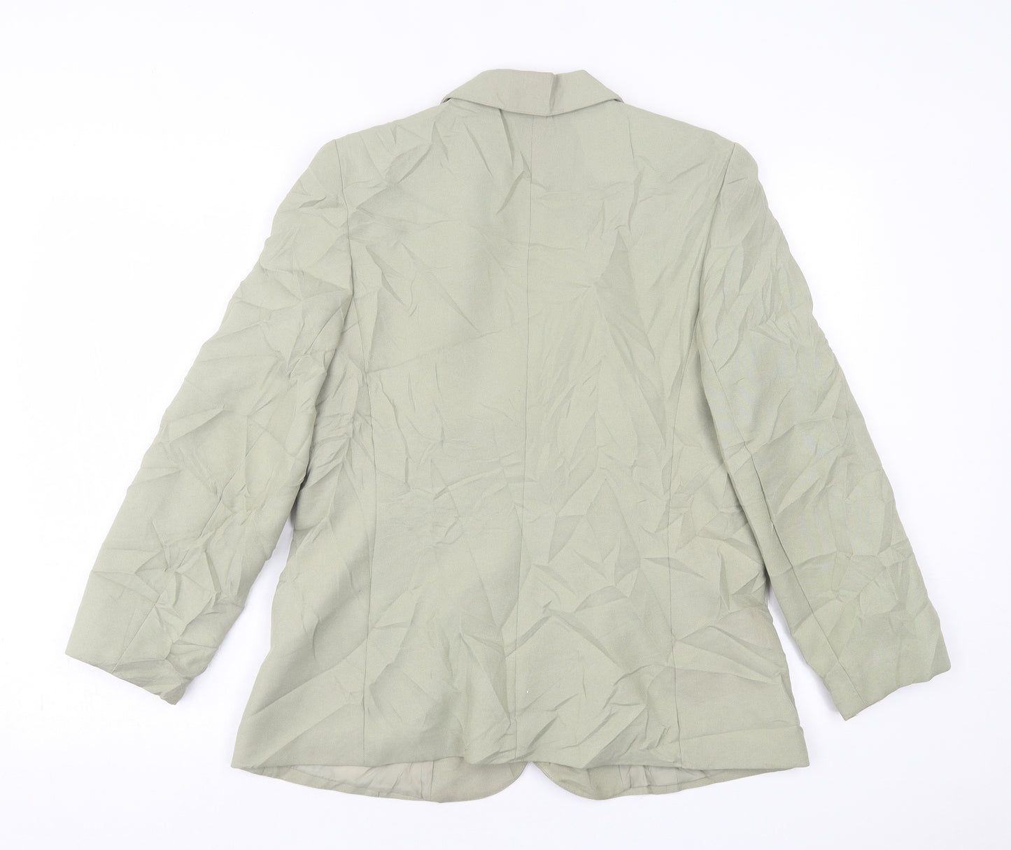 St. Michael Womens Green   Jacket Blazer Size 16  Button