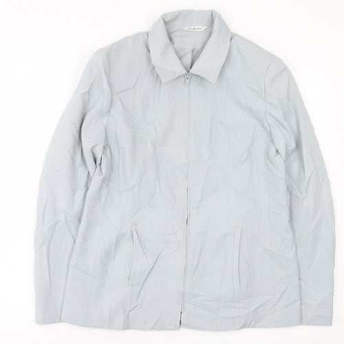 Berkertex Womens Blue   Jacket  Size 14  Zip