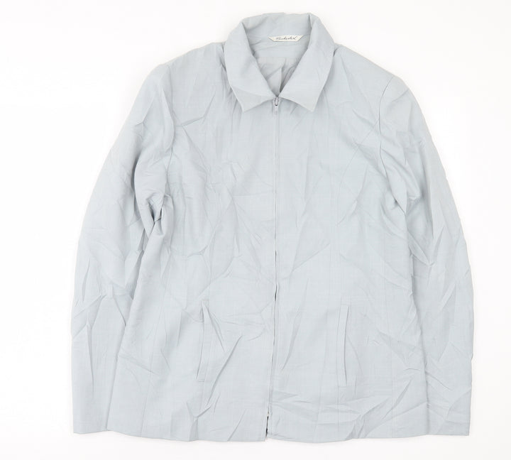 Berkertex Womens Blue Jacket Size 14 Zip