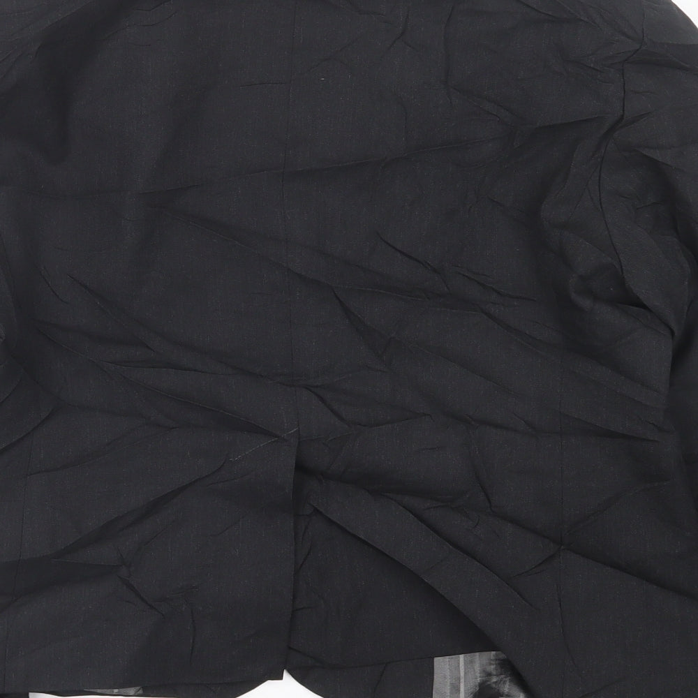 Waredrobe Womens Black   Jacket Blazer Size 14  Button