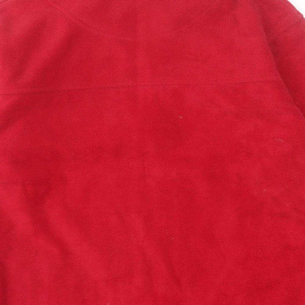 Blue Max Boys Red   Jacket  Size 11-12 Years  Zip