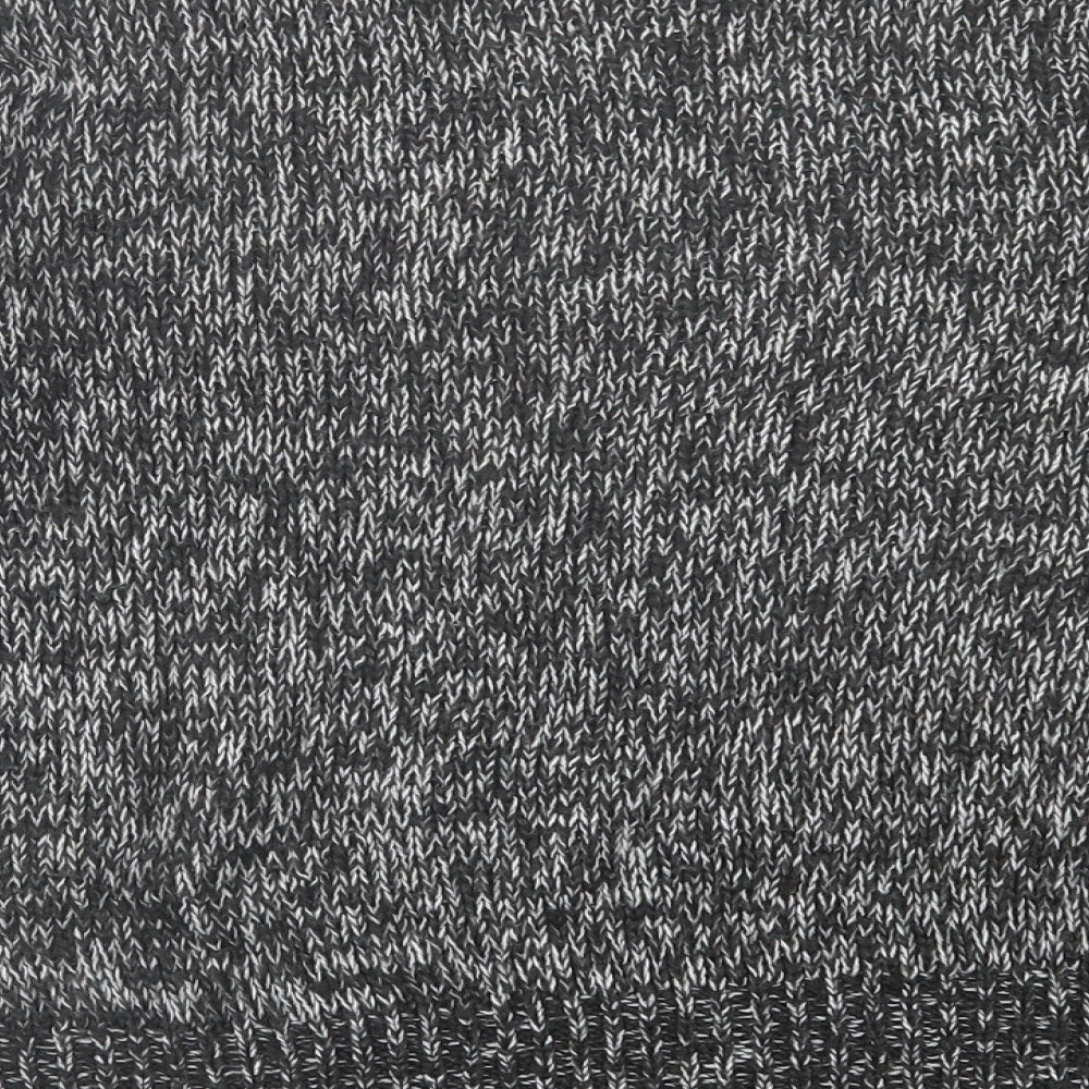 New Look Womens Black Crew Neck  Acrylic Pullover Jumper Size M