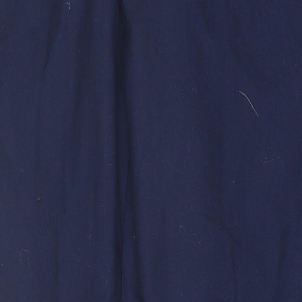 House Of Cavani Mens Blue  Polyester Trousers  Size 30 L29 in Regular Button - Short Leg