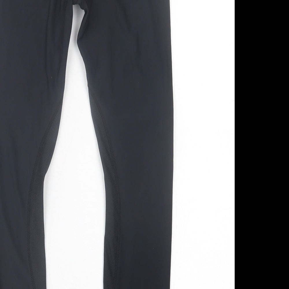 Kyodan Womens Black  Polyester Capri Leggings Size S L27 in