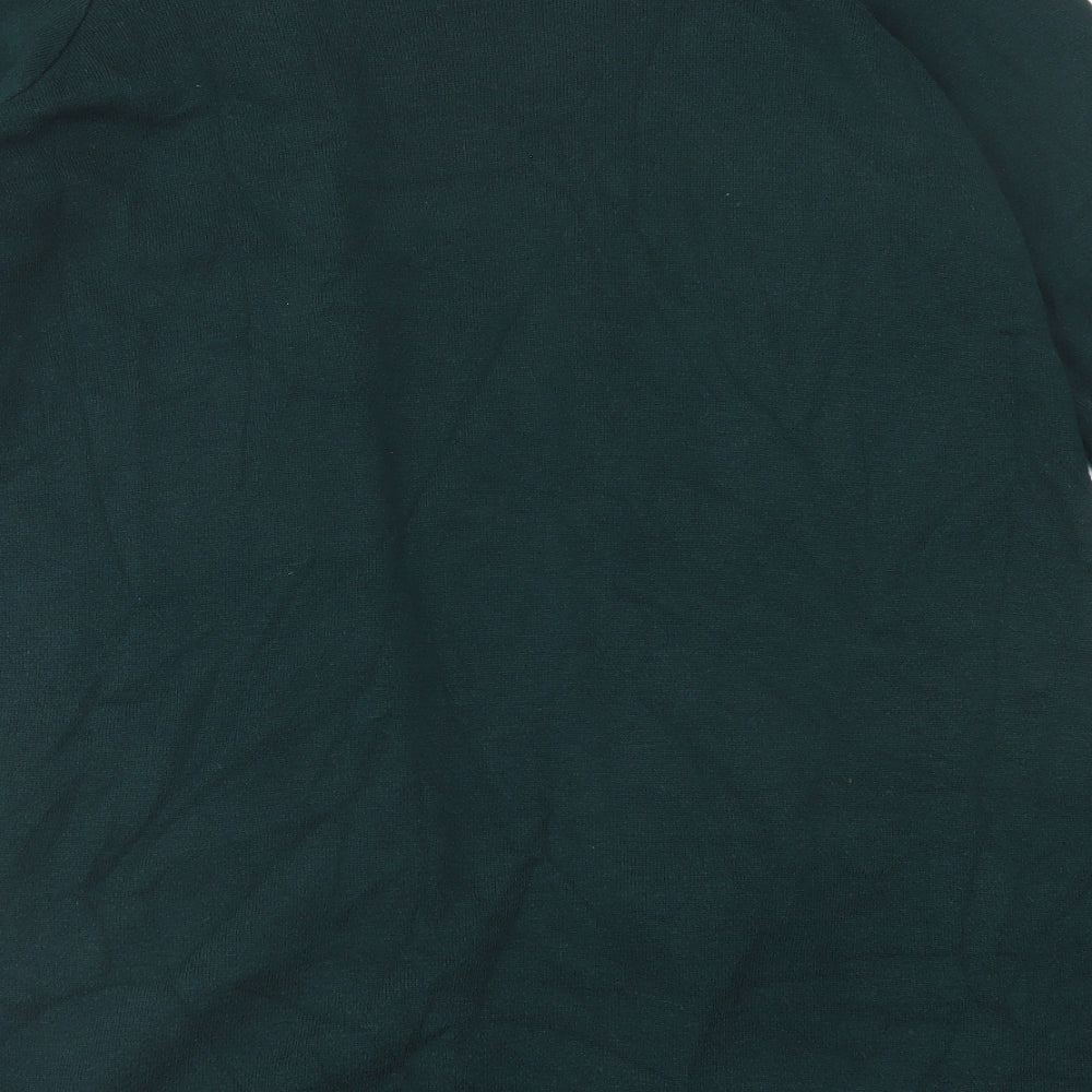 Marks and Spencer Womens Green V-Neck  Polyamide Cardigan Jumper Size XL
