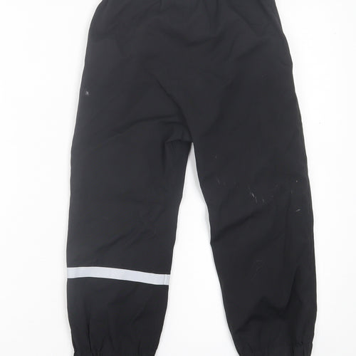 H&M Boys Black  Polyamide Rain Trousers Trousers Size 3-4 Years  Regular Pullover