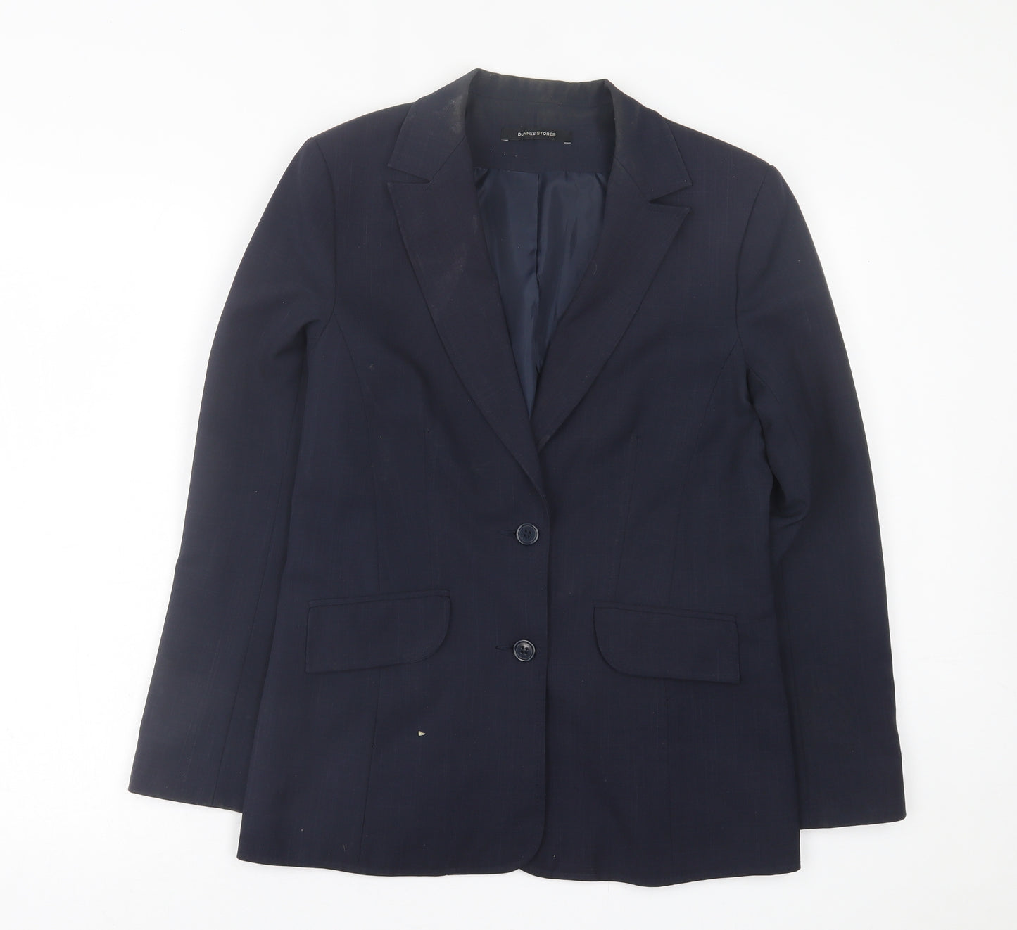 Dunnes Stores Womens Blue   Jacket Blazer Size 12  Button