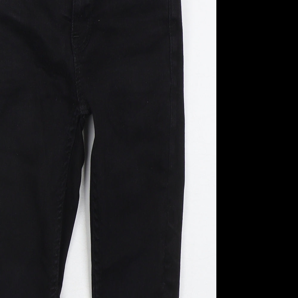 NEXT Boys Black  Cotton Skinny Jeans Size 5 Years  Regular Button