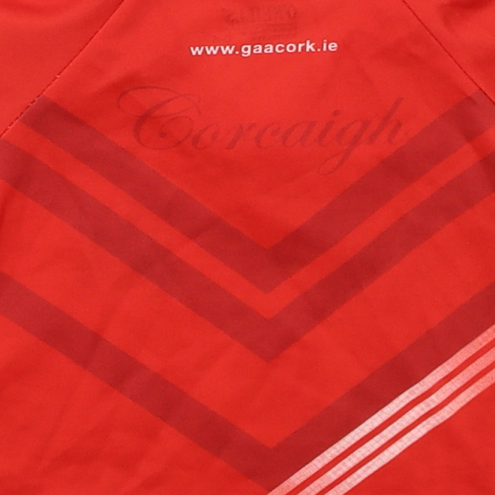 O'Neills Boys Red  Polyester Basic Polo Size 0-3 Months Collared Pullover - o2