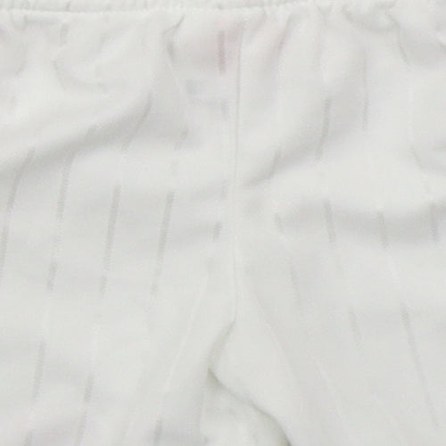 O'Neills Boys White  Polyester Sweatpants Trousers Size 0-3 Months   - Corgaigh