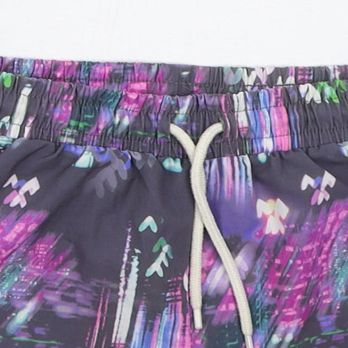 NEXT Girls Grey  Polyester Sweat Shorts Size 6 Years  Regular  - Purple