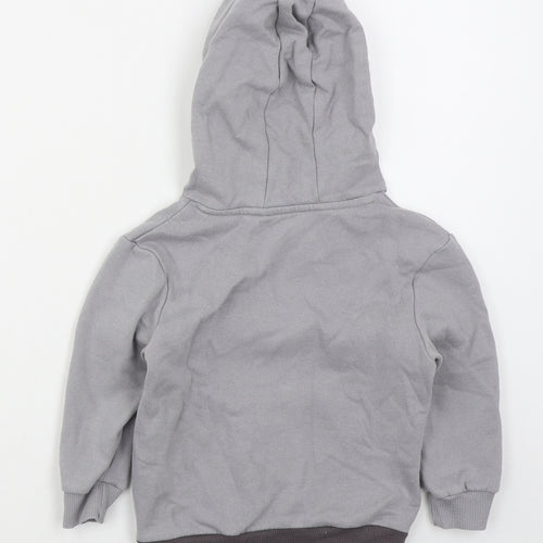George Boys Grey  Cotton Pullover Hoodie Size 2-3 Years  Pullover - To Story