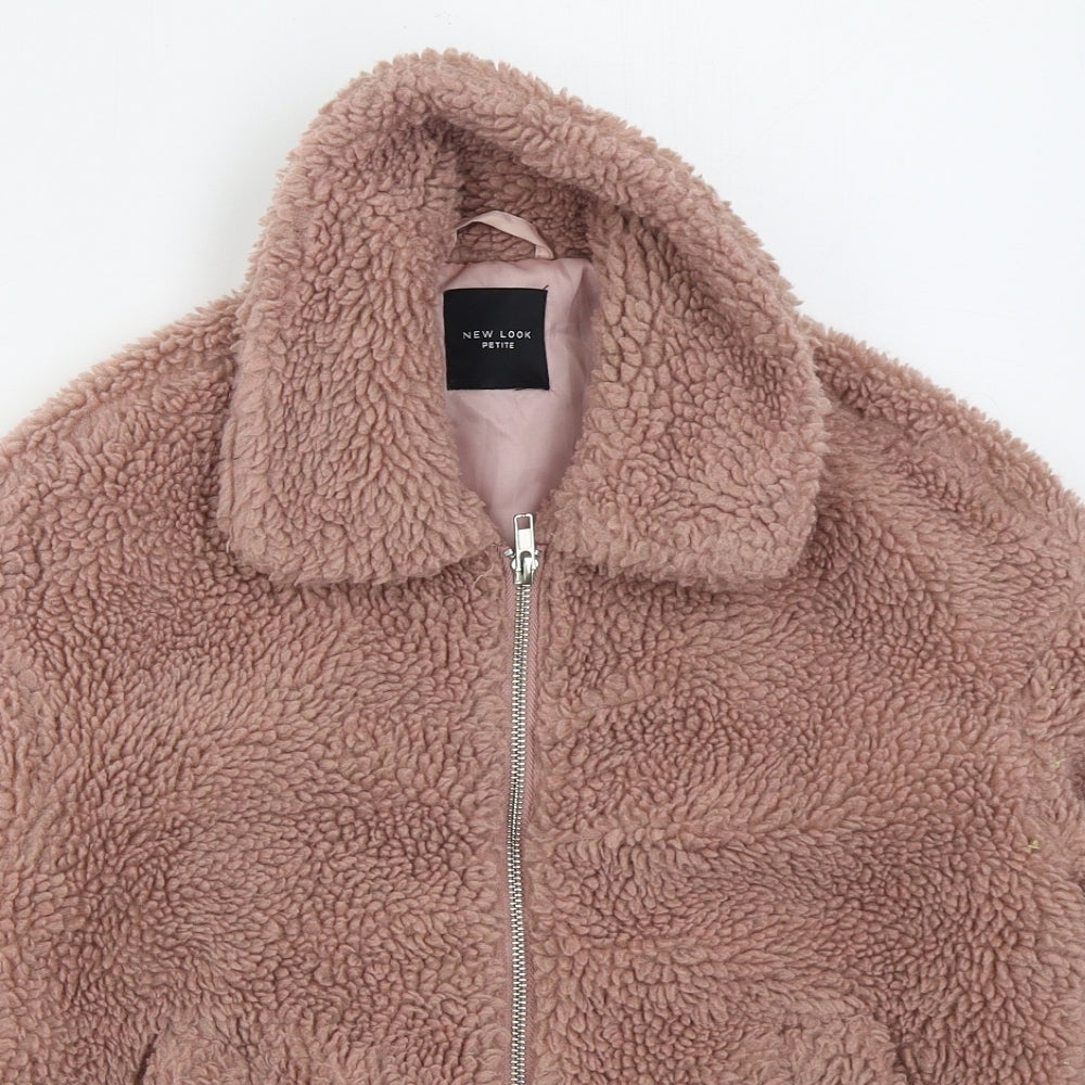 New Look Womens Pink   Jacket  Size 6  Zip
