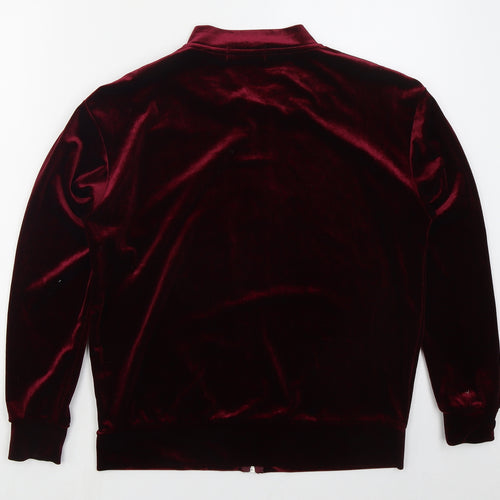 Atmosphere Womens Red  Polyester Full Zip Sweatshirt Size 14  Zip